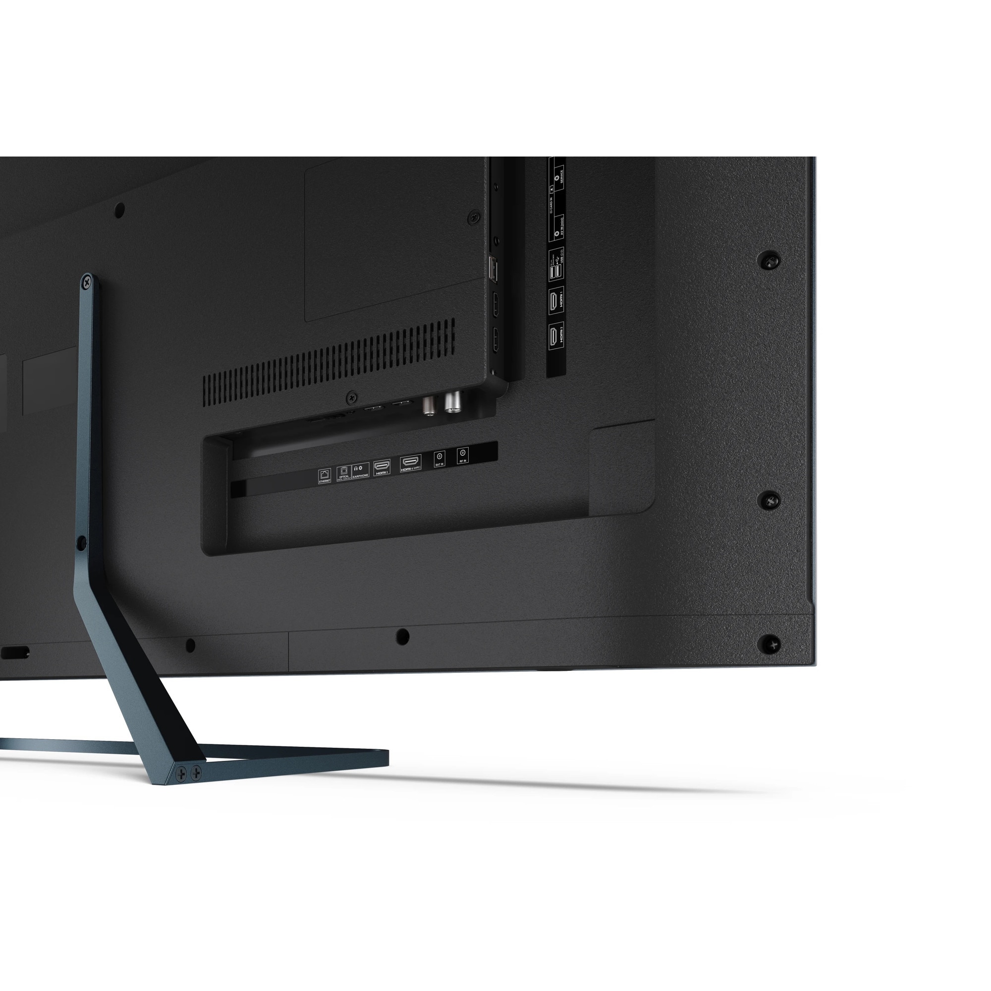 Televizor Sharp 55FQ8EG, televizor QLED GOOGLE de 55", rezolutie 4K 144Hz Quantum Dot, 3840x2160, subtire, fara rama, din aluminiu, AQUOS AI, DVB-T/T2/C/S/S2, 500 NIT, Active Motion 1400, HARMAN/KARDON, HDR10, Dolby Atmos, Dolby Vision