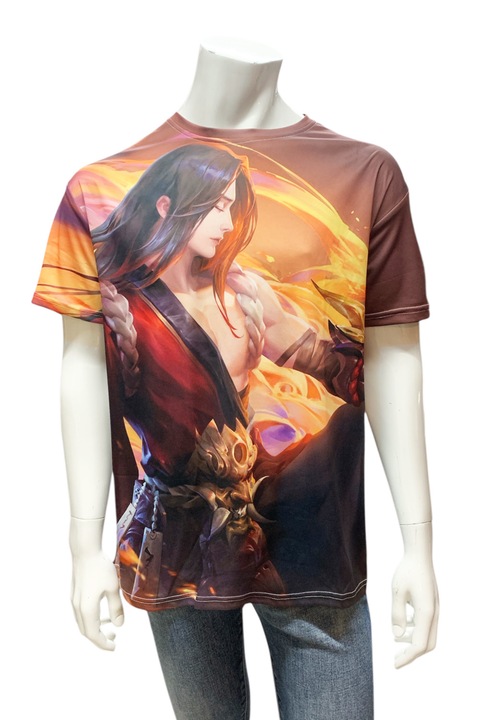 Férfi póló JUP 3563256 90-39, Honor of Kings Ukyo Tachibana, 3D mintás, 3XL, Kék