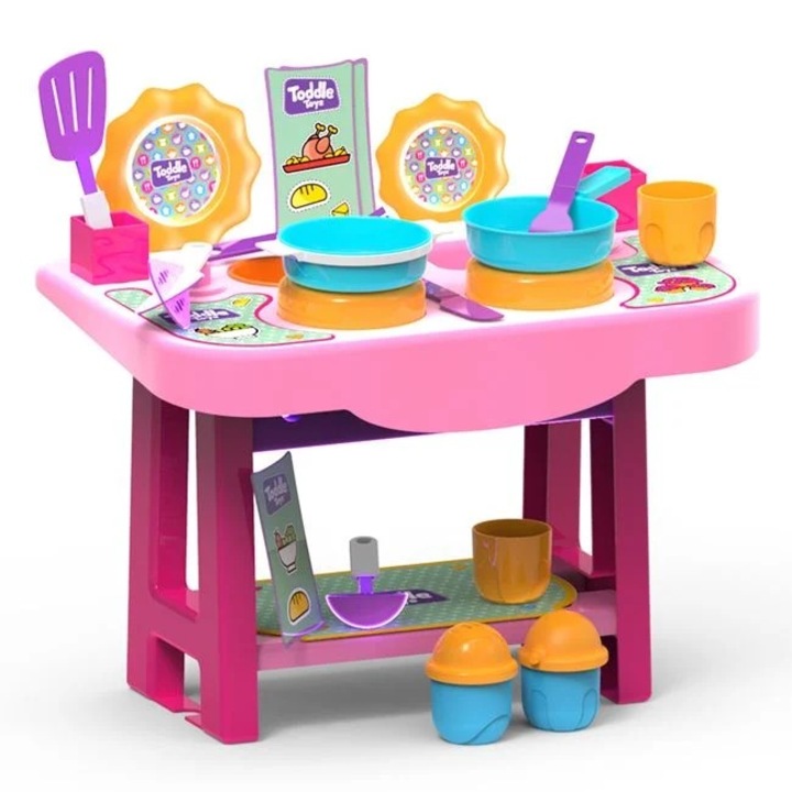 Aragaz Jucarie Roz Fucsia cu 14 Accesorii