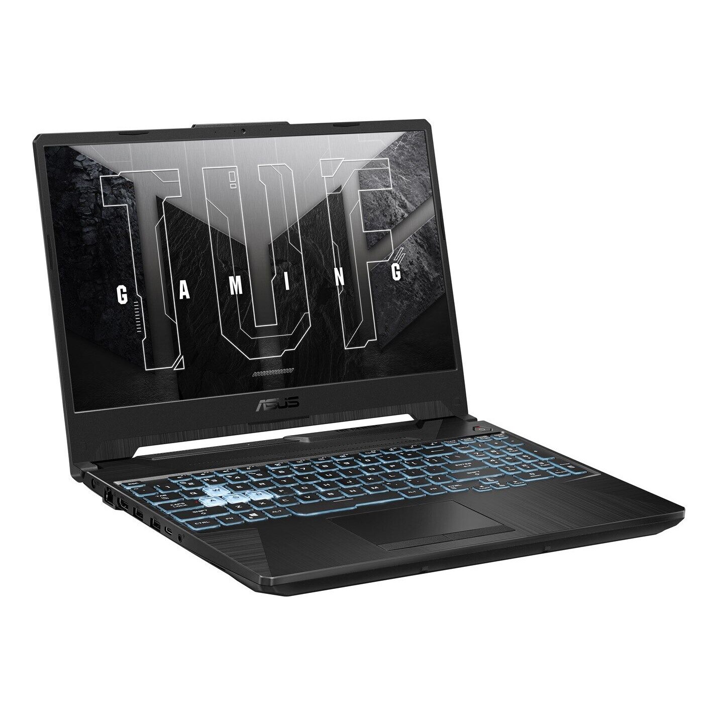 Laptop Asus TUF A15 Gaming FA506NC-HN001W, 15.6 inch 1920 x 1080, AMD Ryzen 5 7535HS 6 C / 12 T, 3.3 GHz - 4.55 GHz, 3 MB 16 MB cache, 12 W, 16 GB DDR5, 512 GB SSD, Nvidia Geforce RTX 3050, Windows 11 Home, Negru