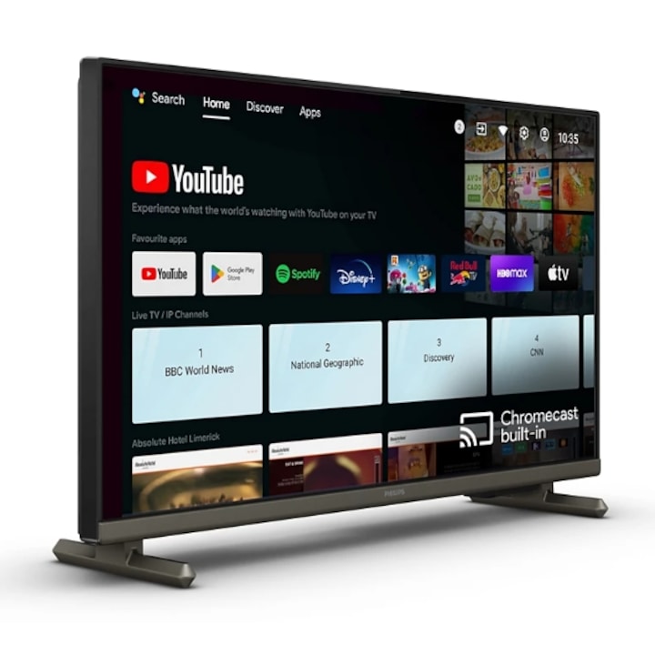 Philips LED TV 61 cm 24" 24HFL4518/12, HD Ready, Hotel TV, Smart TV, WiFi, CI+