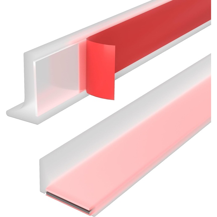 Banda etansare Symyda, 5 m, silicon impermeabil, autoadeziva, pliabila, transparent