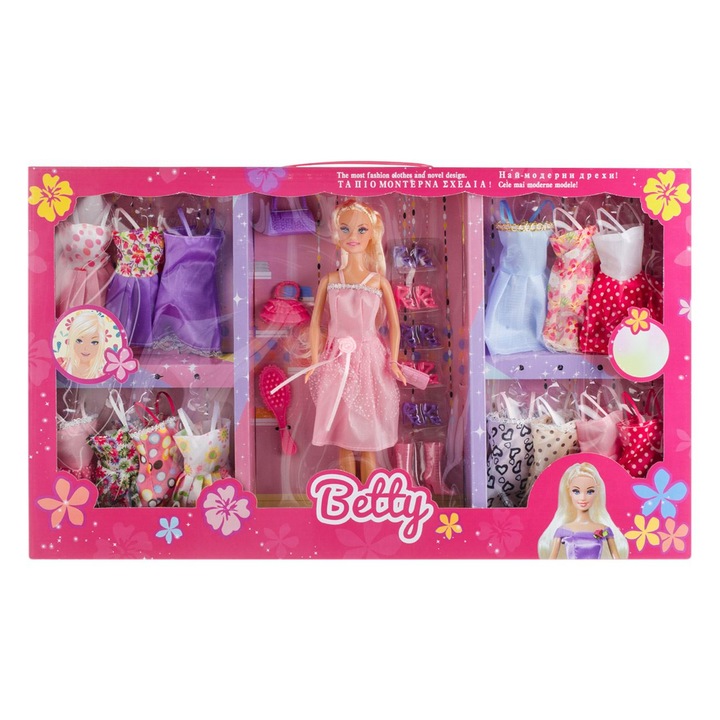 Модел кукла с рокли и аксесоари