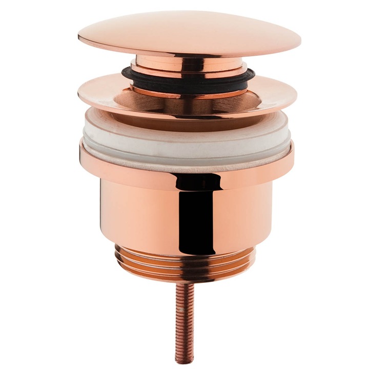 Univerzális, nyomásra nyitható réz leeresztő szelep, A4514926