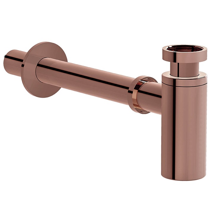 Mosogató lefolyószifon T típusú, Szennyvízgyűjtő, réz, A4512326