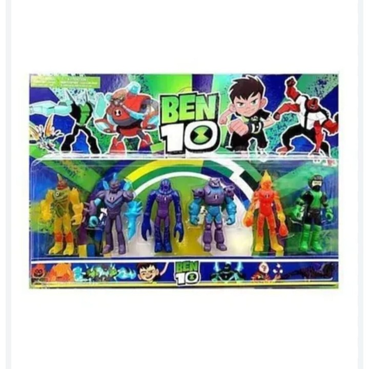 Set 6 figurine AYDE, Ben 10, multicolor, +3 ani 8 cm