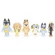 12 darabos Bluey Family, Family and Friends figura szett, Mbong®, 6-8 cm
