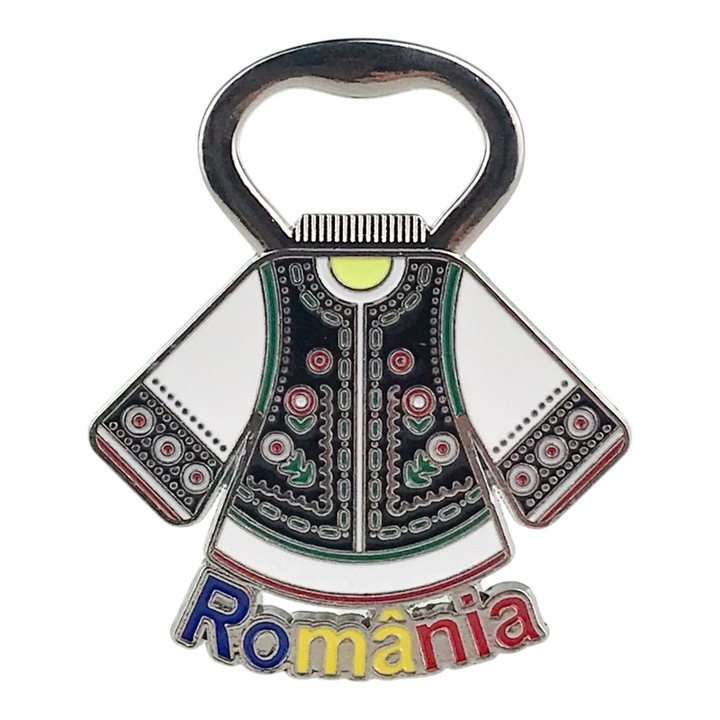 Метален магнит с отварачка за бутилки във формата на мъжки пенис, 6x7 см, многоцветен
