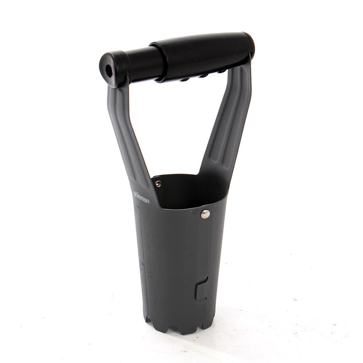 Plantator rasaduri Grunman, cu declansator pe maner, metal, cu maner plastic