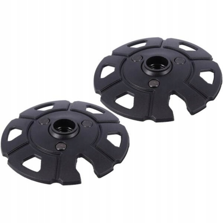 Talerzi rotativi Viking, set 1 pereche, 9cm, negru