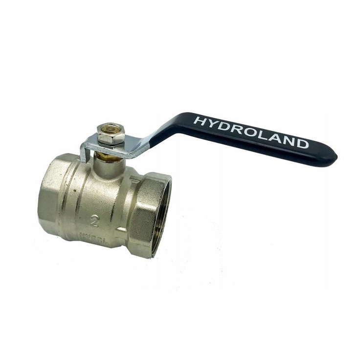 2"-os golyóscsap, Hydroland, 16-25 bar, 120C, méretek 2"x90mmx82mmx143mm