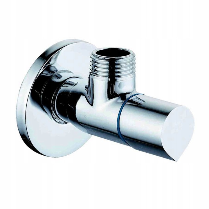 Kerámia csaptelep, GOSHE, 1/2" x 3/4", kék, meleg és hideg vízhez