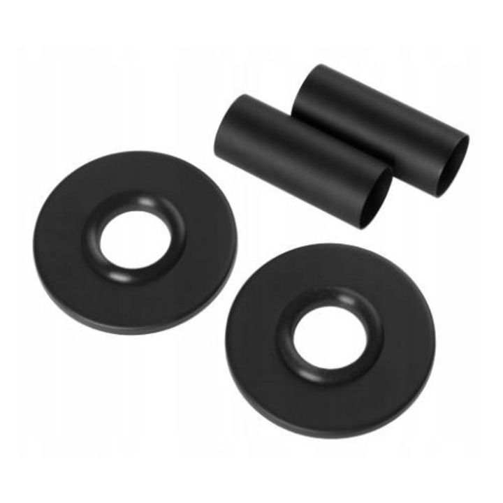 Hűtőcsatlakozás maszkoló készlet, Invena, grafit, 60x6mm, 2x50mm