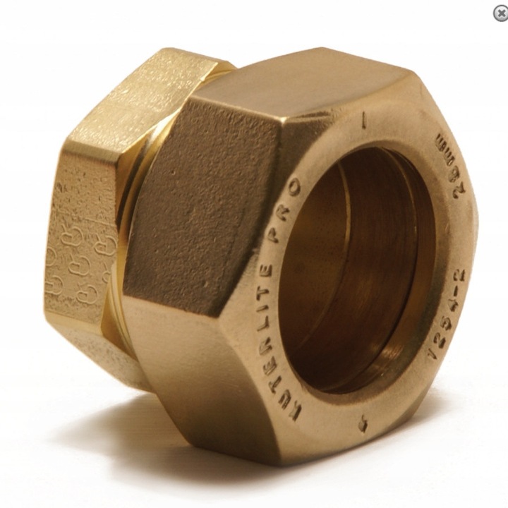 Capac de inchidere conex 22 mm pentru tevi din cupru KUTERLITE, din alama, montaj simplu