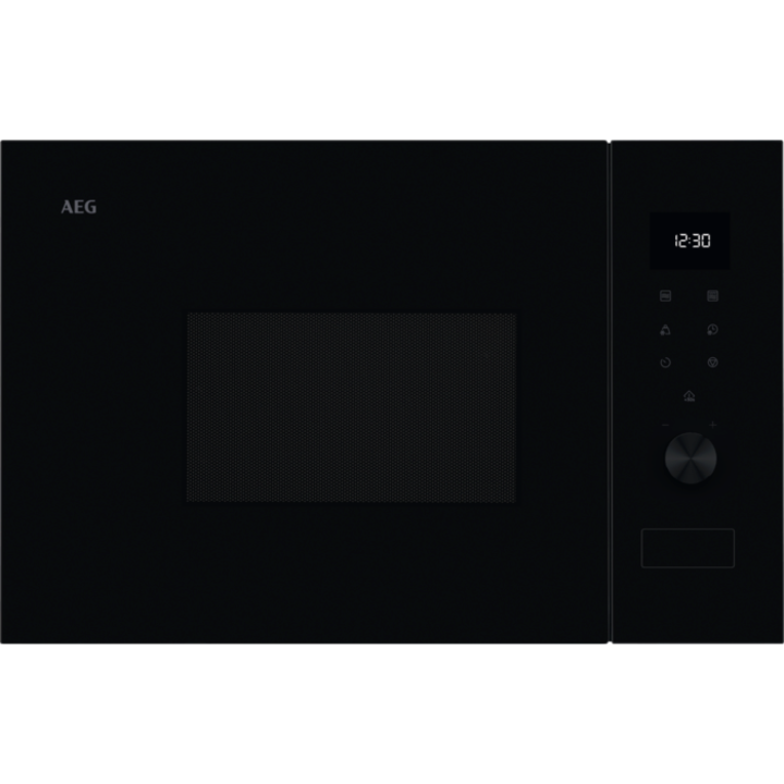 Cuptor cu microunde incorporabil AEG OS5MG20EB, 20 l, Putere microunda 800 W, Putere grill 1000 W,Afisaj digital, Timer electronic, Negru