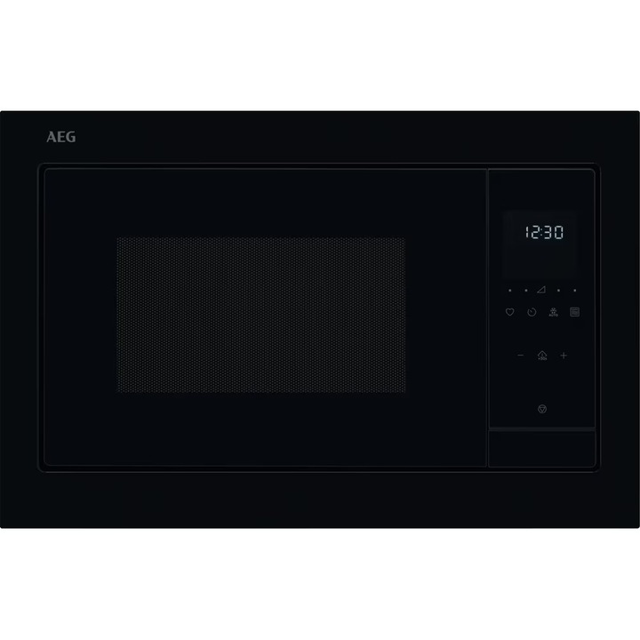 Cuptor cu microunde incorporabil AEG OS5GM251EB, 25 l, Putere microunda 900 W, Putere grill 1000 W,Afisaj digital, Timer electronic, Negru