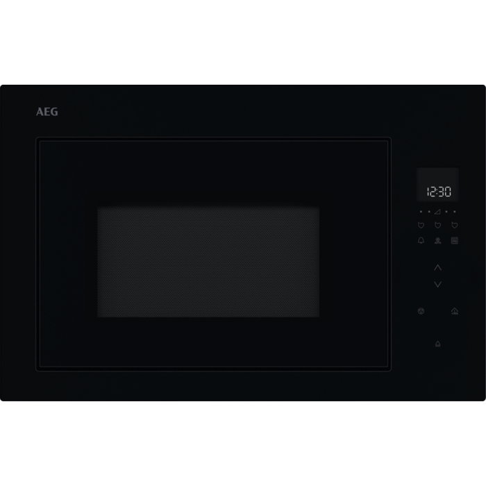 Cuptor cu microunde incorporabil AEG NMB6G261TB 26 L,Gatire cu abur (vas inclus), Putere microunda 900 W, Putere grill 800 W,Afisaj digital, Timer electronic, Negru