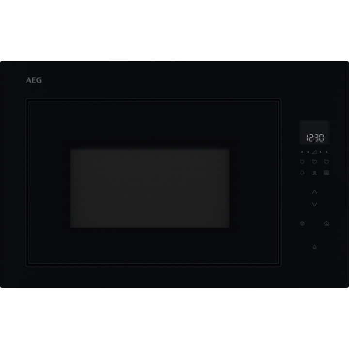 Микровълнова фурна за вграждане AEG NMB6G261TB 26 л, Готвене на пара (включен съд), Мощност на микровълновата фурна 900 W, Мощност на грила 800 W, Дигитален дисплей, Електронен таймер, Черен