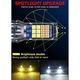 2 darabos AutoREY® H8/H11 LED autóizzó készlet, ködlámpákhoz és nappali menetfényhez, 60W, 24SMD 3030 lapkakészlet, kétszínű fehér 6000K és sárga 3000K, színváltás ki/be, 360°-os sugár, ultrafényes, feszültség 12V, plug & play, szín fehér-sárga