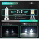 2 darabos AutoREY® H8/H11 LED autóizzó készlet, ködlámpákhoz és nappali menetfényhez, 60W, 24SMD 3030 lapkakészlet, kétszínű fehér 6000K és sárga 3000K, színváltás ki/be, 360°-os sugár, ultrafényes, feszültség 12V, plug & play, szín fehér-sárga
