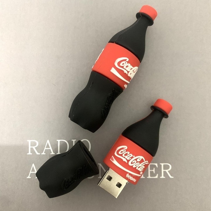 Memorie USB 16GB, model cola, interfata Type-C + USB, plastic, 68.7x20.8x20.8mm