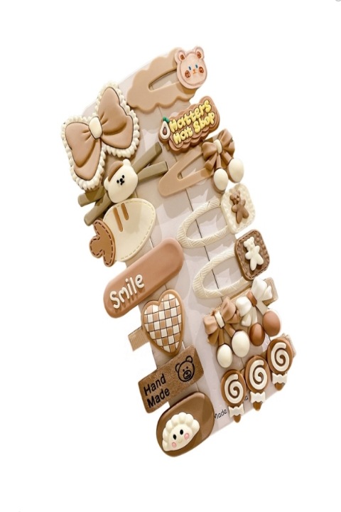 14 darabos hajcsat szett kislányoknak