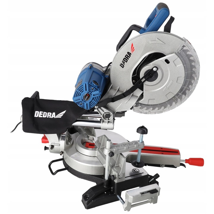 Fierastrau unghiular cu alimentare DEDRA DED7772, disc de 305 mm, putere 2000 W, inclinare in ambele directii