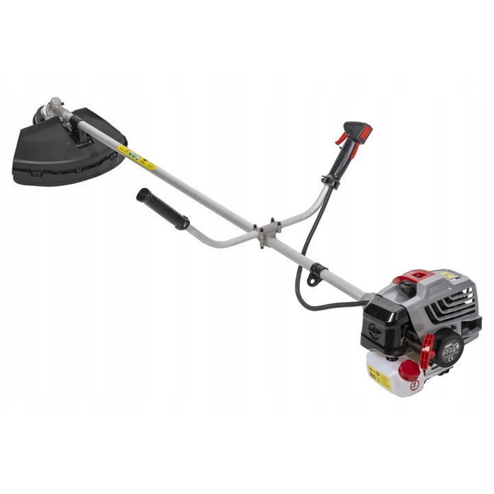 Motocoasa pe benzina 1,45 kW, 52 cm³, DEDRA DED8717 + ham, protectie, 2x cap, fir, disc de taiere