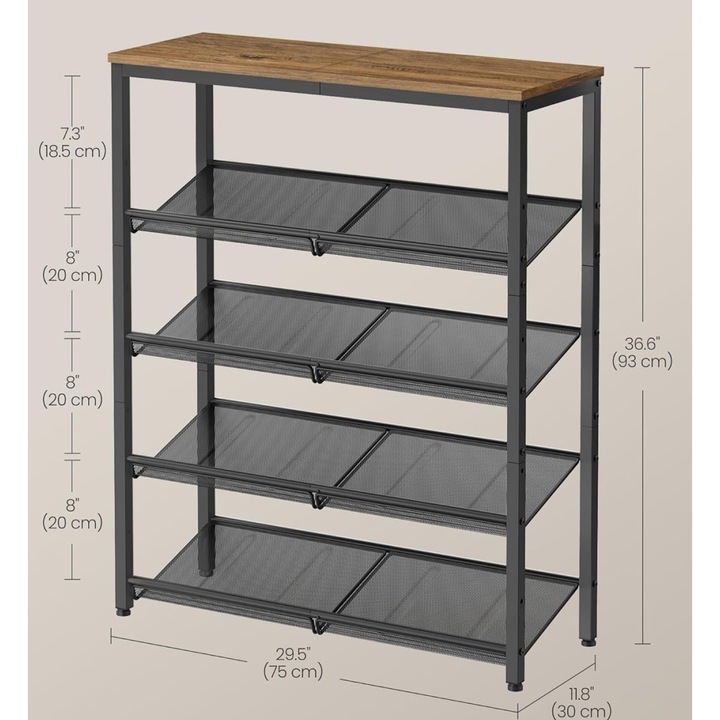 Pantofar Velarion VL065 Maro 75x28x93 cm