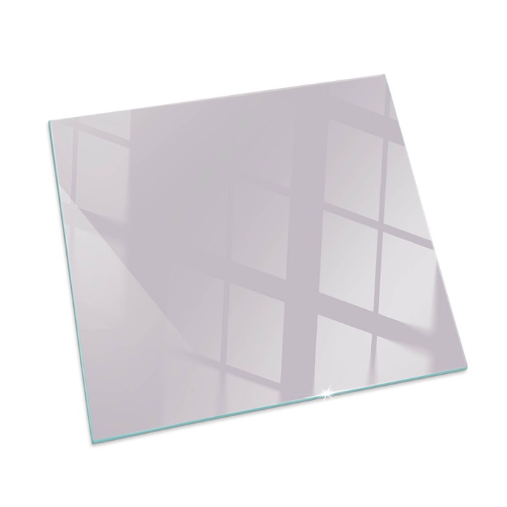 Placa de sticla pentru semineu, Tulup, Violet deschis, 50x50 cm, 0100107800900ccdad0d8