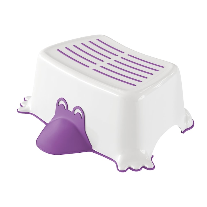 Scaun baie tip treapta pentru copii Sanit-Plast 043AF, mov, 43 x 35 x 15.5 cm