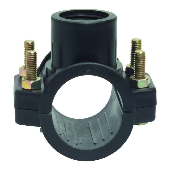 Bekötő bilincs PEHD csőre, D 20 mm x 1/2"