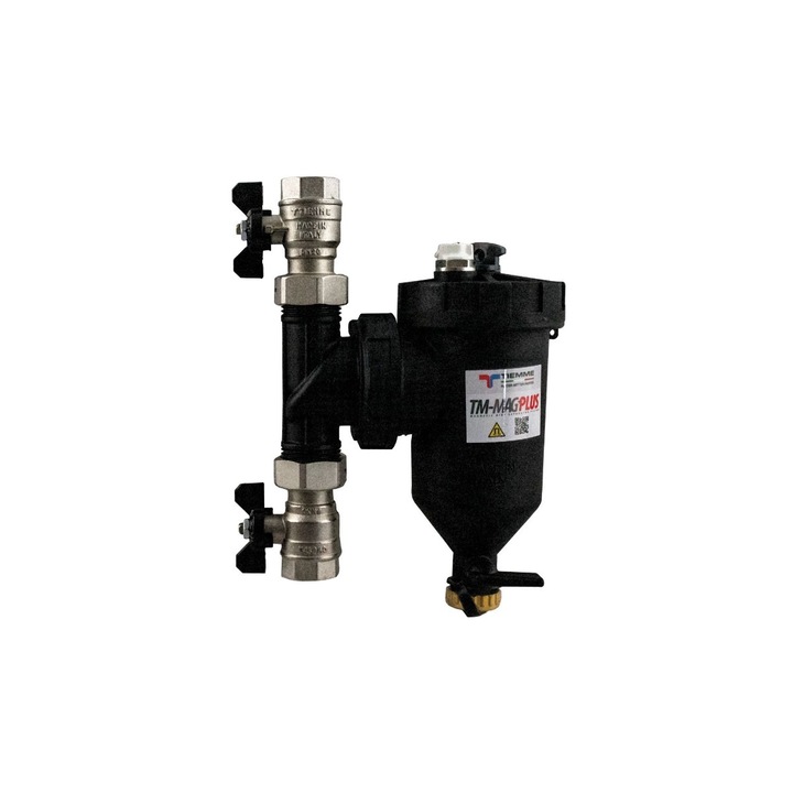 Filtru antimagnetita, cu separator, Tiemme TM MAG-PLUS3150032, centrala termica, filtrare apa, 3/4"