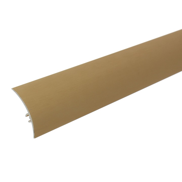 Profil aluminiu de trecere, diferenta de nivel, auriu satinat, 0.9 m