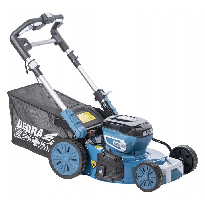 Комплект косачка за трева с 2x18V батерия, 2 батерии 5Ah, зарядно устройство, DEDRA SAS+ALL DED6998X