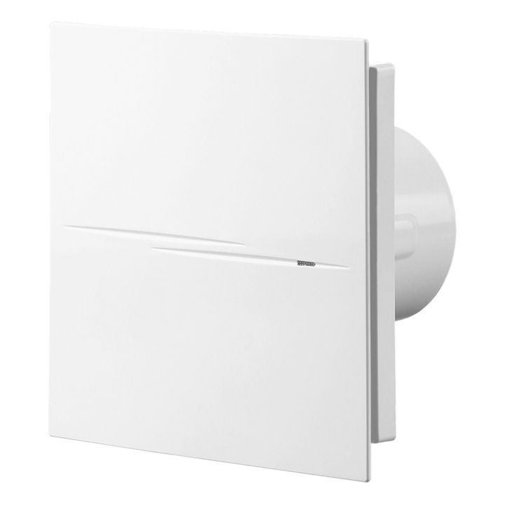 Ventilator baie, axial, Vents Quiet Style, cu panou decorativ, plastic, IP45, 7.5 W, 1700 RPM, 90 mc/h, D 100 mm