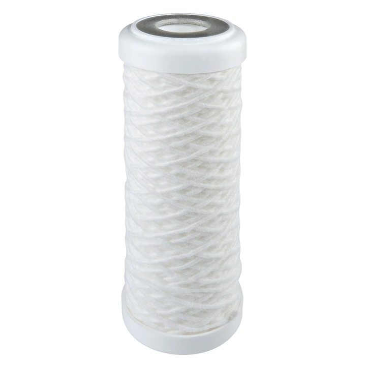 Cartus filtrare apa ATLAS Filtri FA 7 CA SX, RA5654111, polipropilena bobinata si carbon granular activat, pentru carcase filtrare, filtrare sedimente/substante chimice, imbunatatirea gustului si mirosului, 7.5 l/min, 25 microni