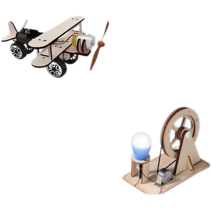 2 bucati, Kituri pentru copii de varsta 8-10 ani, Proiectul de constructie stiintifica pentru 8-13 ani, Kit de masina model, Jucarii STEM pentru baieti si fete de varsta 8-12 ani