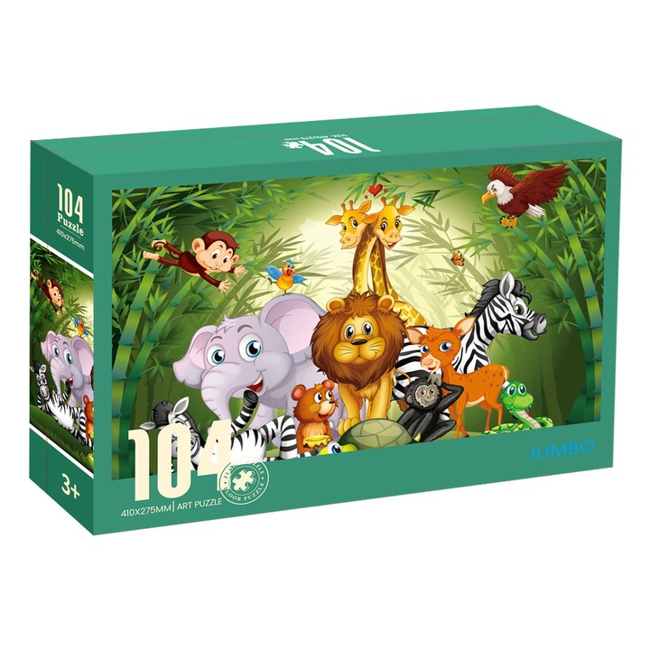 Puzzle Animale in Padure (104 piese)