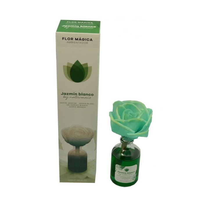 Varázsvirágos szobai légfrissítő, Jazmin Bianco, 50 ml, Mikado