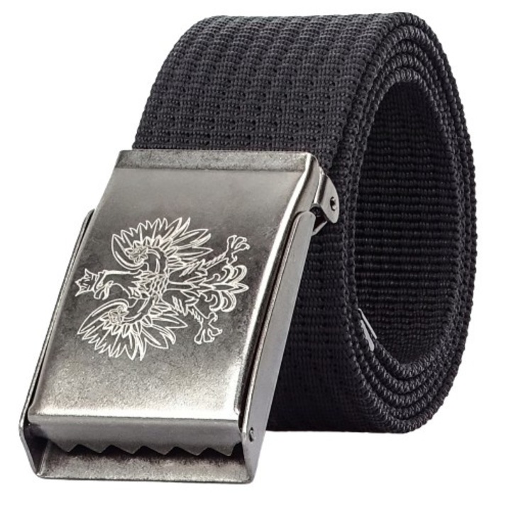 Curea barbati, Textil, Negru, Gracio PP-49, Negru, 95