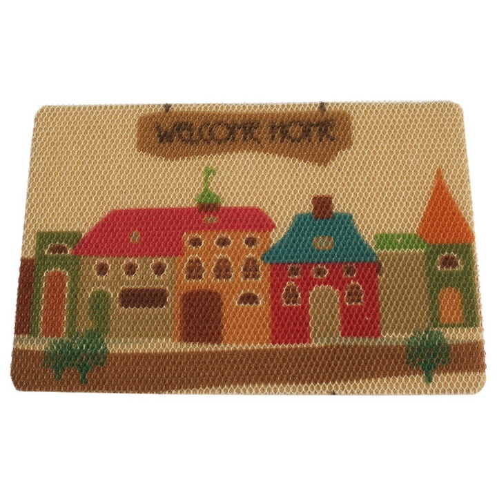 Beltéri lábtörlő 3D 60x40 'Welcome Home'