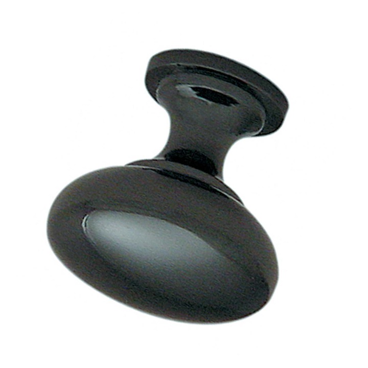 Buton pentru mobila, metalic, nichel negru, M 480.04.26, 28 x 28 mm