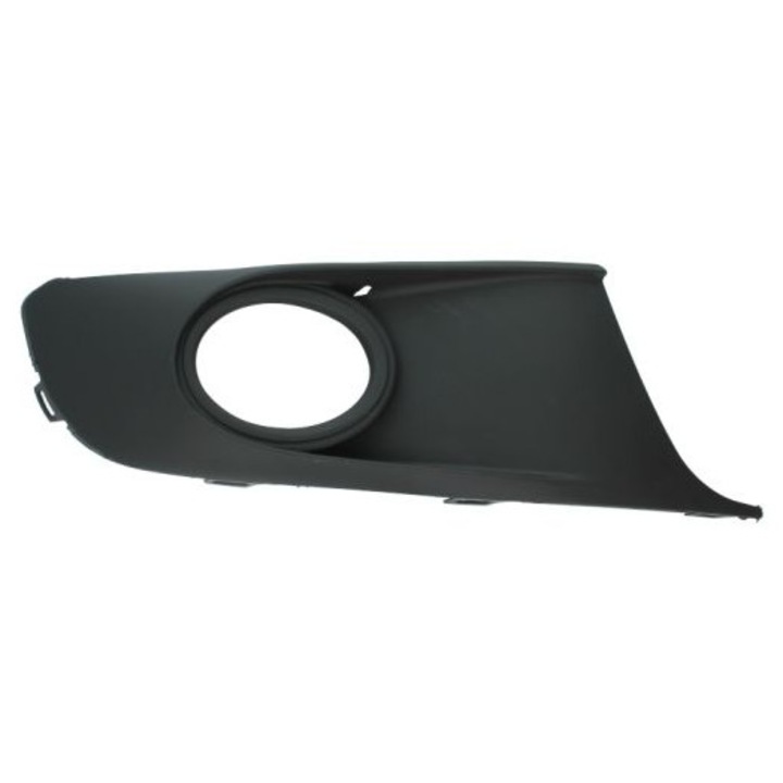 Grilaj ventilatie Blic, 6502-07-9571916P, negru, cu deschidere pentru lumini de ceata, pentru montaj pe partea dreapta