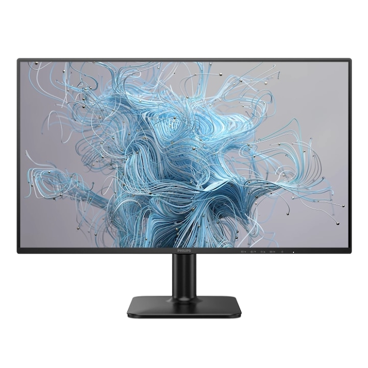 Monitor IPS LED Philips 23.8" 24E2N1110/00, Full HD 1920 x 1080, VGA, HDMI, 120 Hz, 4 ms Fekete