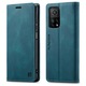 Husa pentru Xiaomi Mi 10T 5G, Mi 10T Pro 5G, Redmi K30s, CaseMe Retro, slim, piele, tip portofel, stand, inchidere magnetica, textura moale, protectie RFID, Albastru