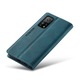 Husa pentru Xiaomi Mi 10T 5G, Mi 10T Pro 5G, Redmi K30s, CaseMe Retro, slim, piele, tip portofel, stand, inchidere magnetica, textura moale, protectie RFID, Albastru