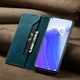 Husa pentru Xiaomi Mi 10T 5G, Mi 10T Pro 5G, Redmi K30s, CaseMe Retro, slim, piele, tip portofel, stand, inchidere magnetica, textura moale, protectie RFID, Albastru