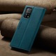 Husa pentru Xiaomi Mi 10T 5G, Mi 10T Pro 5G, Redmi K30s, CaseMe Retro, slim, piele, tip portofel, stand, inchidere magnetica, textura moale, protectie RFID, Albastru
