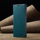 Husa pentru Xiaomi Mi 10T 5G, Mi 10T Pro 5G, Redmi K30s, CaseMe Retro, slim, piele, tip portofel, stand, inchidere magnetica, textura moale, protectie RFID, Albastru